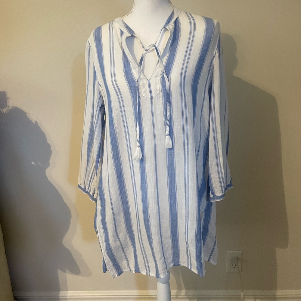 JCrew stripped tunic